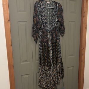 Floral Bohemian Maxi duster